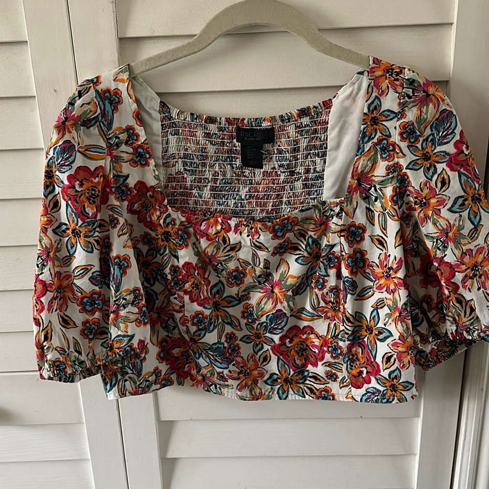 Floral crop top